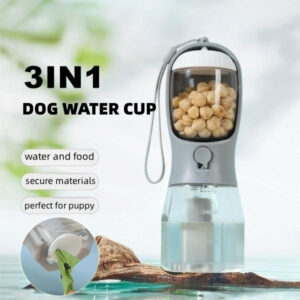 Water Cup Drinking Food Garbage Bag 3 in 1 Portable