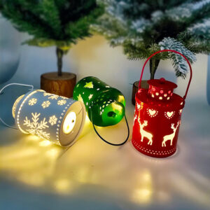 Christmas Candle Lights LED Small Wind Lights Creative Holiday Decoration
