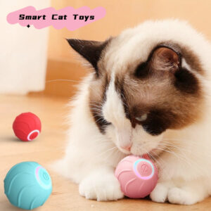 Smart Cat Toys Rolling Ball Pet Cat Owner Interactive Toys Automatic Bouncing Ball