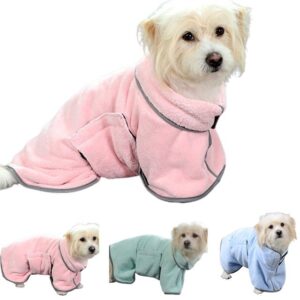 Quick-drying Pet Absorbent Towel Dog Bathrobe Dogs Cats Microfiber Drying Towel