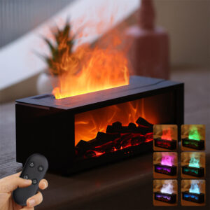 3D Flame Aromatherapy Machine Colorful Essential Oil Diffuser