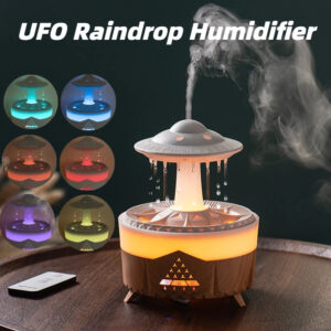 UFO Raindrop Humidifier Water Drop Air Humidifier USB Aromatherapy Air Diffuser
