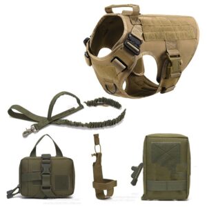 Tactical Dog Harness Pet German Shepherd K9 Training Vest  All Breeds Dogs