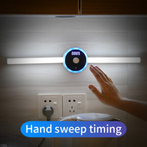Smart Cabinet Light Clock Timing Sensor Light LED Wardrobe Light Body Sensor Light