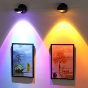 Rechargeable Sunset Red Wall Lamp Bedroom Bedside