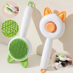 Pet Dog Cat Brush Comb Self Cleaning Pet Hair Remover Brush For Dogs Cats