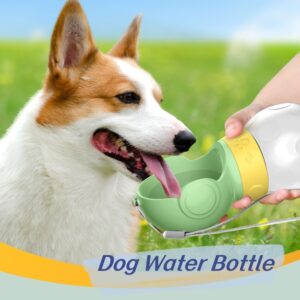 Dog Water Bottle Portable Travel Pet Drinker Leak Proof Dog Food Bowl