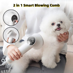 Smart Pet Hair Dryer Dog Cat Hairdressing Blow & Comb Silent No Harm Pet